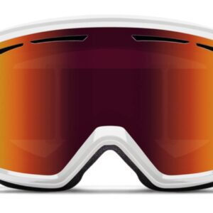 SMITH Women's Drift Snow Goggles White/Red Sol-X Mirror