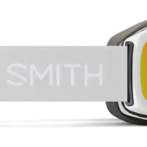 SMITH Women's Drift Snow Goggles White/Red Sol-X Mirror