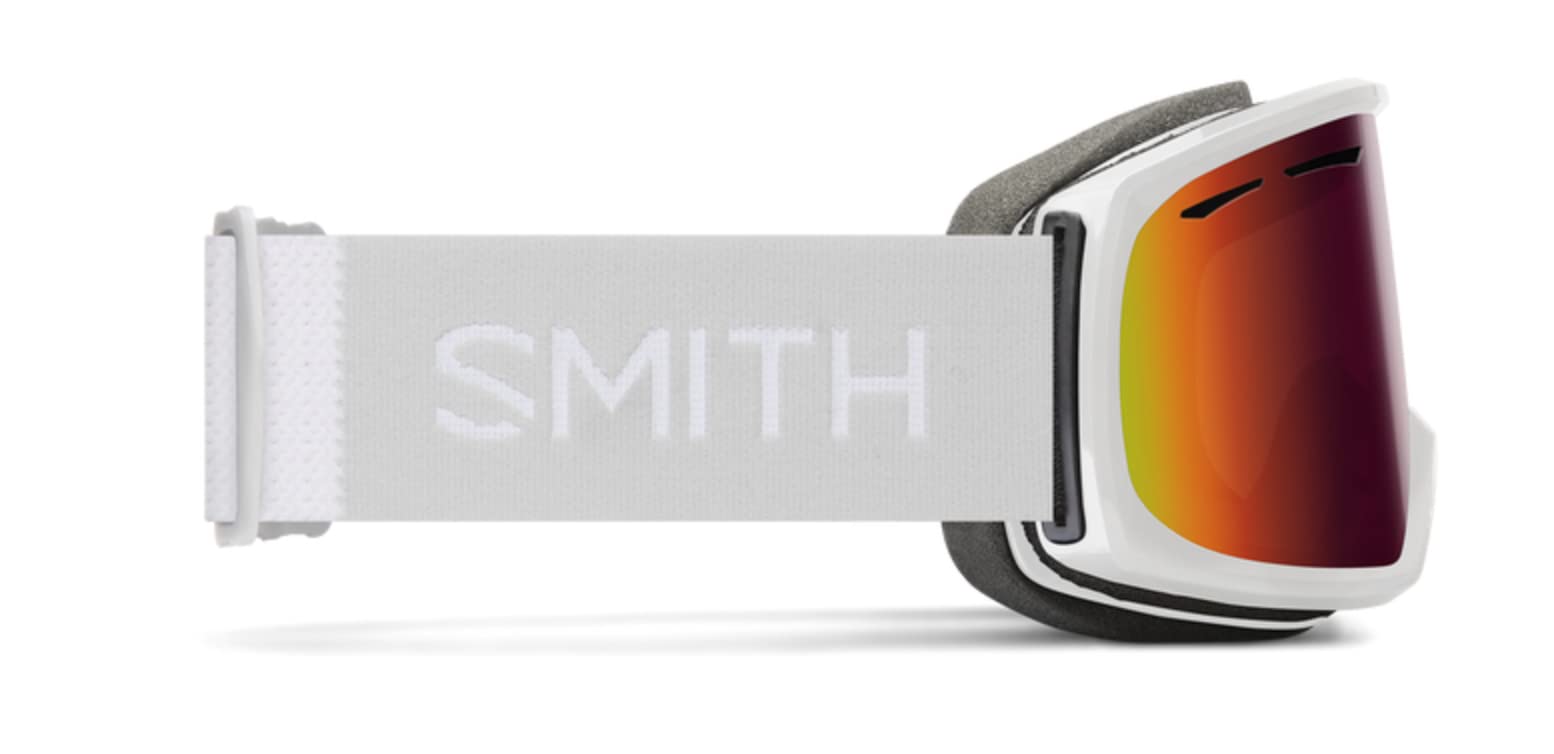 SMITH Women's Drift Snow Goggles White/Red Sol-X Mirror