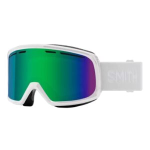 smith range snow goggles white/green sol-x mirror