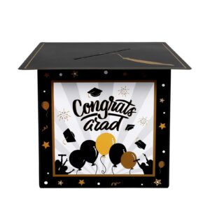 PRETYZOOM 2023 Graduation Card Box Congrats Grad Gift Card Box Perfect for Graduation Party Graduation Ceremony or Birthday Party, Graduation Party Supplies