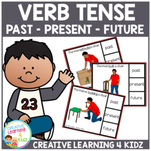 past, present, & future tense verbs