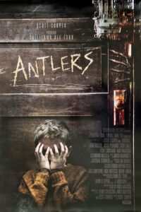 movie poster antlers 2 sided original intl final 27x40 gullermo del toro