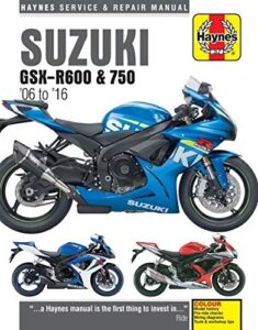 i5motorcycle haynes service & repair manual 4790 for suzuki gsxr600 gsxr750 gsxr 600 750 2006-2016