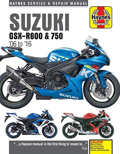 i5motorcycle Haynes Service & Repair Manual 4790 for Suzuki GSXR600 GSXR750 GSXR 600 750 2006-2016