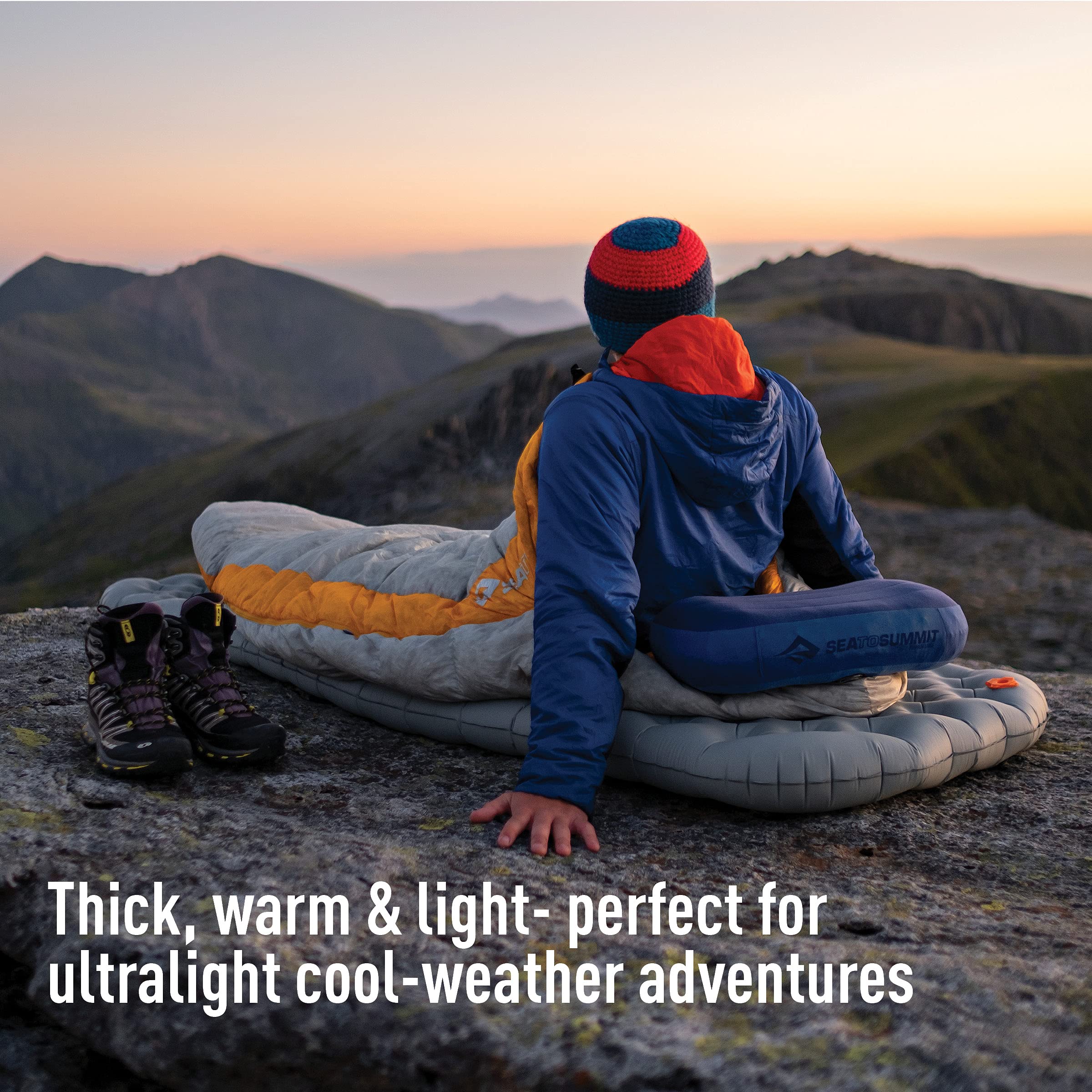 Sea to Summit Ether Light XT Extra-Thick Insulated Sleeping Pad, Rectangular - Regular (72 x 25 x 4 inches)