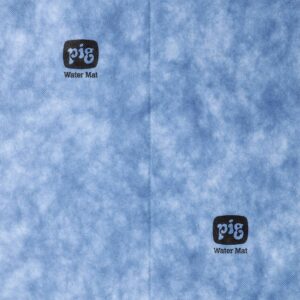 Pig Home Solutions Water Absorbent Mat - Reusable - 5 Pack - 15" x 19" Pads - Blue and White - PM50534