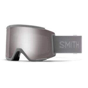 smith squad xl snow goggles cloudgrey/chromapop sun platinum mirror