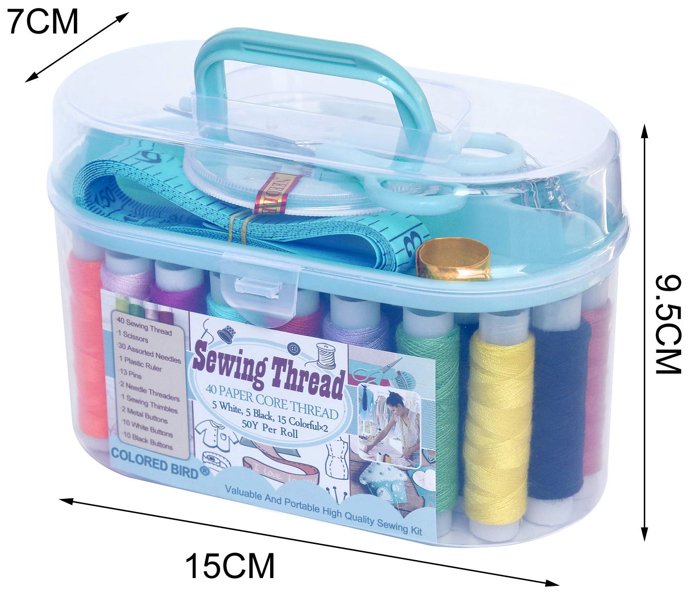 Sewing kit Sewing Thread Sewing Supplies Family Repair Kit Traveler Sewing Project kit DIY Sewing Supplies Organizer