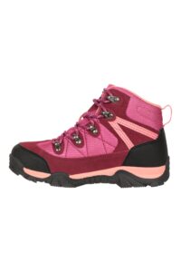 mountain warehouse trail kids waterproof hiking boots - girls & boys berry kids shoe size 5 us