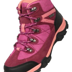 Mountain Warehouse Trail Kids Waterproof Hiking Boots - Girls & Boys Berry Kids Shoe Size 5 US