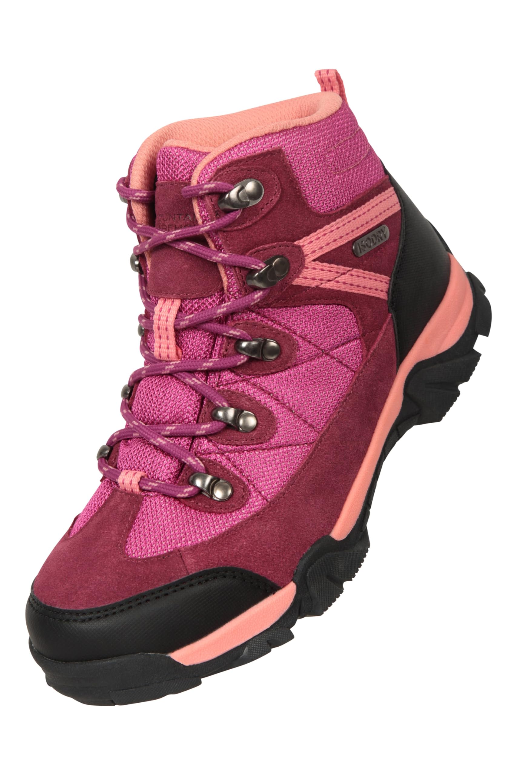 Mountain Warehouse Trail Kids Waterproof Hiking Boots - Girls & Boys Berry Kids Shoe Size 5 US