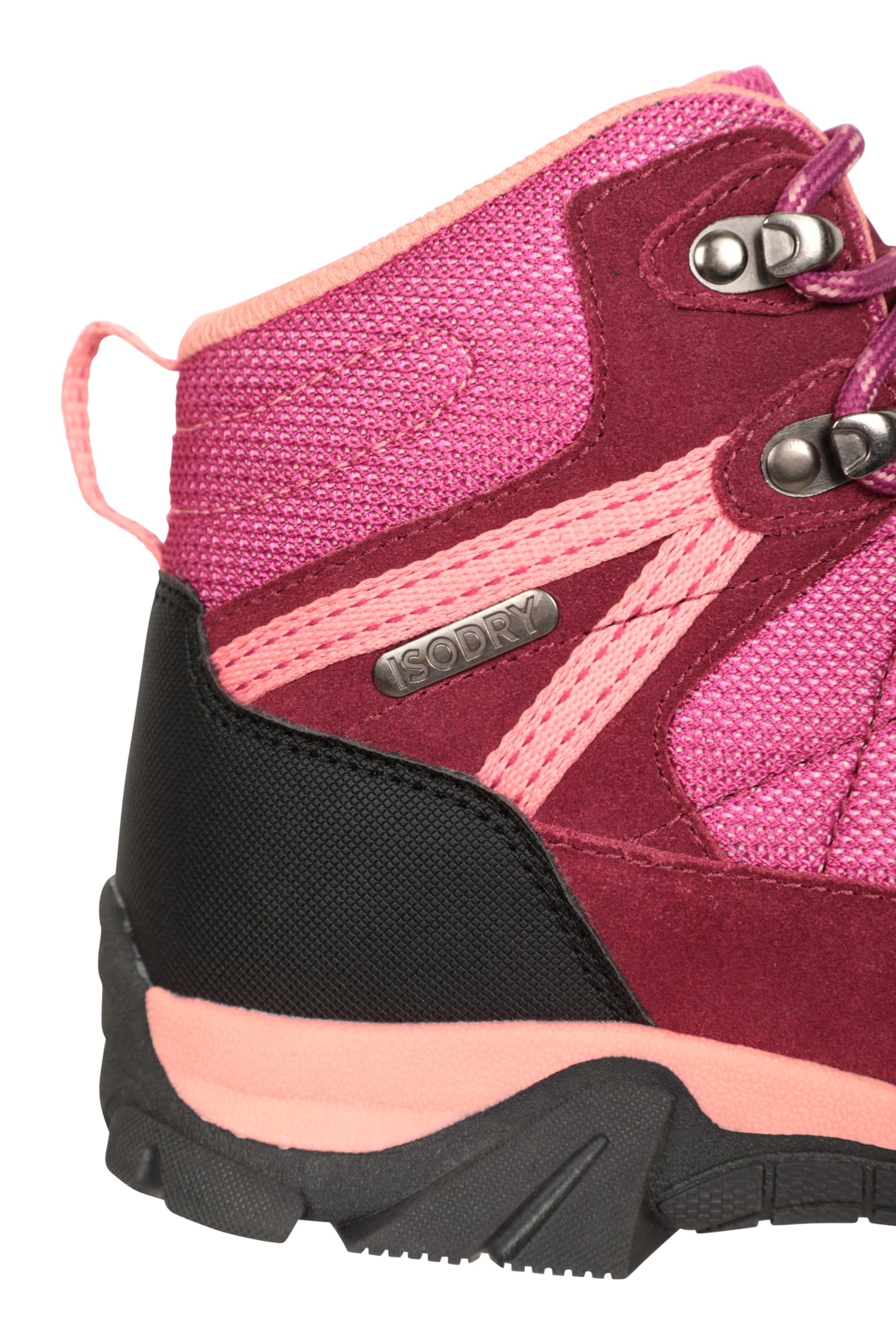 Mountain Warehouse Trail Kids Waterproof Hiking Boots - Girls & Boys Berry Kids Shoe Size 5 US