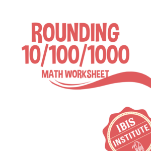 rounding to the nearest 10, 100, and 1000 - math worksheet