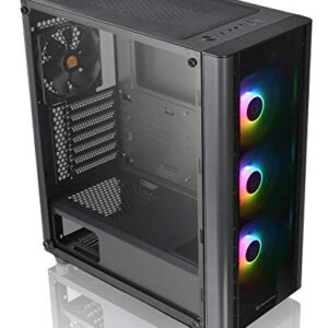 Thermaltake V250 Motherboard Sync ARGB ATX Mid-Tower Chassis with 3 120mm 5V Addressable RGB Fan + 1 Black 120mm Rear Fan Pre-Installed CA-1Q5-00M1WN-00