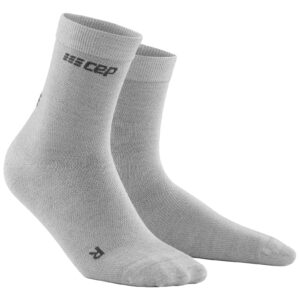 CEP Allday Merino Mid Cut Socks, Light Grey, Men, IV