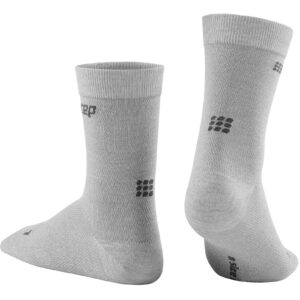 CEP Allday Merino Mid Cut Socks, Light Grey, Men, IV