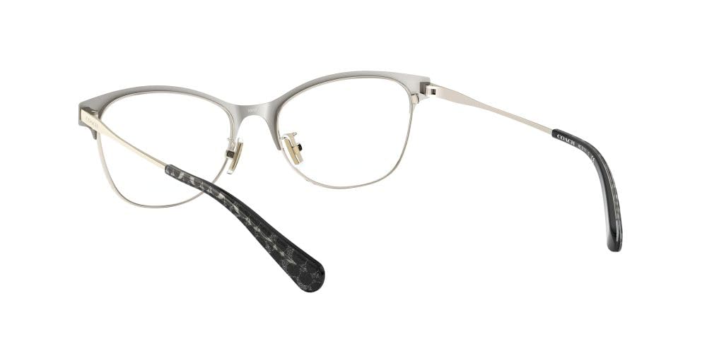 Coach HC5111 Prescription Eyewear Frames, Black/Light Gold/Demo Lens, 53 mm