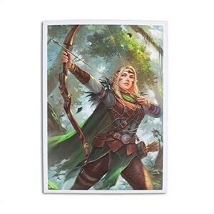 Aelwyn Alorr - Wood Elf Ranger - 100 Matte Card Sleeves (FN9S) - Fantasy North