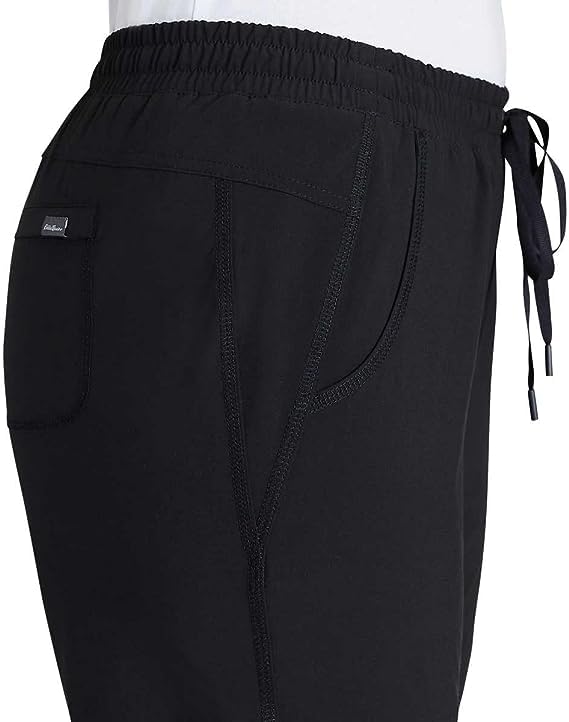 Eddie Bauer Women's Polar Fleece-Lined Pull-On Pants (Black,8)