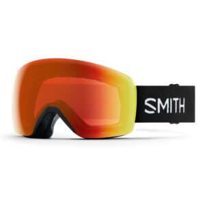 smith skyline snow goggle - black | chromapop everyday red mirror