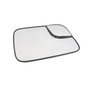 towing mirror glass heated passenger right rh for 94-10 dodge ram pickup truck