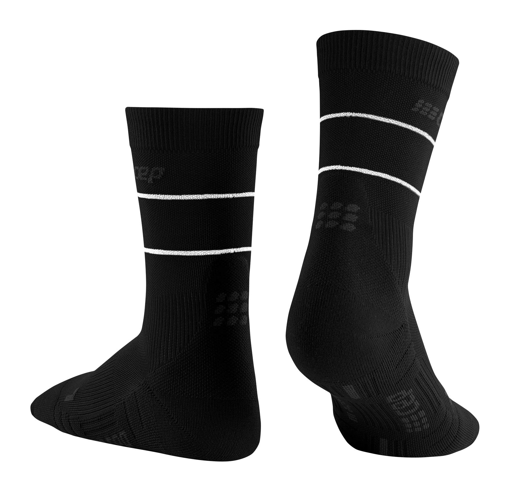 CEP Reflective Mid Cut Compression Socks, Men