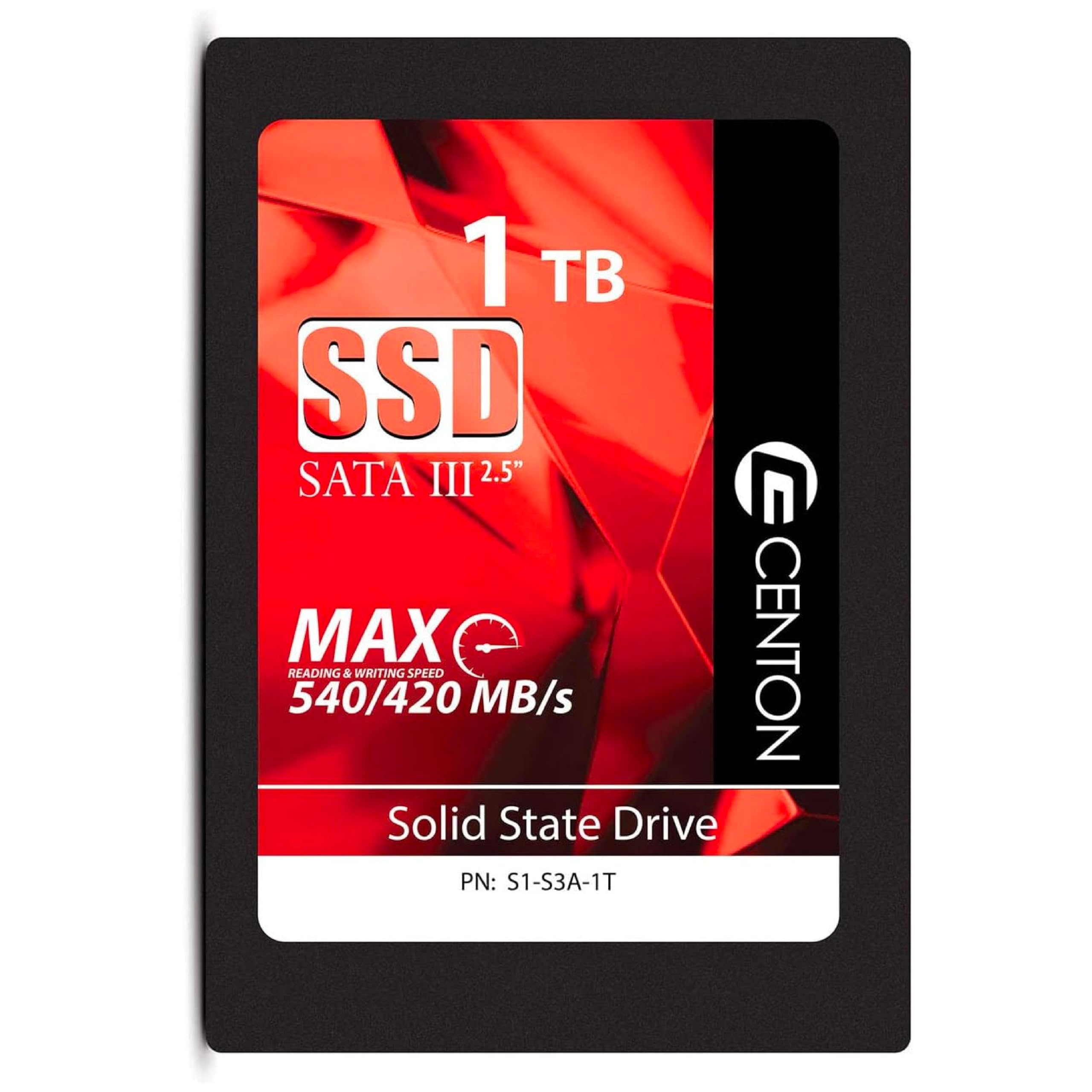 Ceton Electronics MP Essential 1TB Hard Drive, SSD SATA III, 2.5” Solid State Drive, Internal Hardrives