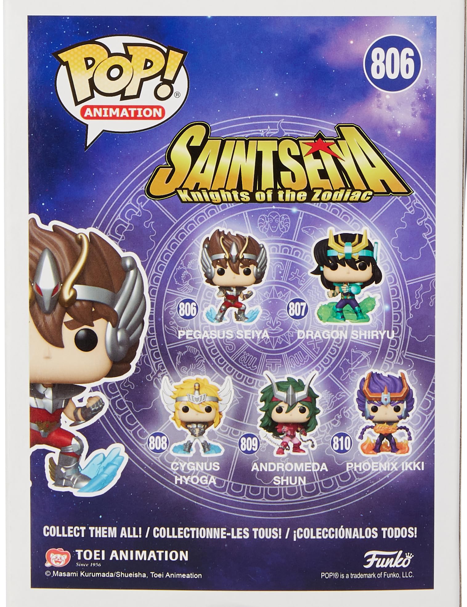 Funko Pop! Animation: Saint Seiya - Pegasus Seiya, Multicolor