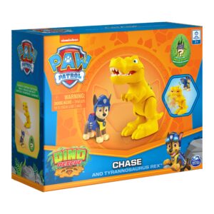 Paw Patrol, Dino Rescue Chase and Dinosaur Action Figure Set, for Kids Aged 3 and up