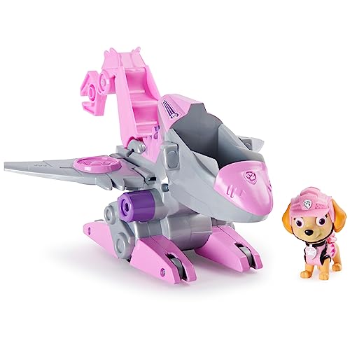 PAW Patrol, Dino Rescue Skye’s Deluxe Rev Up Vehicle with Mystery Dinosaur Figure