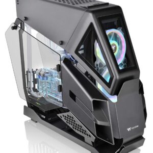 Thermaltake AH T600 Helicopter Styled Open Frame Tempered Glass Swing Door E-ATX Full Tower Case CA-1Q4-00M1WN-00