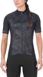 giro women chrono sport jersey adult cycling apparel - black floral (2020), large