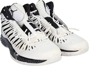 gerald wallace brooklyn nets player-worn black jordan shoes from the 2012-13 nba season - size 15 - game used nba sneakers