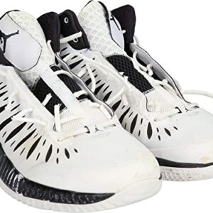 Gerald Wallace Brooklyn Nets Player-Worn Black Jordan Shoes from the 2012-13 NBA Season - Size 15 - Game Used NBA Sneakers