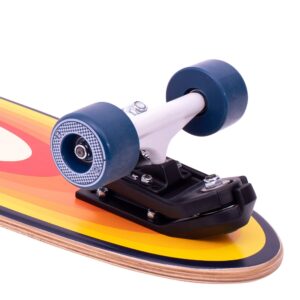 Z-Flex Surf-a-gogo Log Roll Longboard, Adults Unisex, Multi (Multicolor), 37 mm