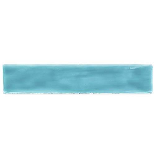 Newport Turquoise 2 in. x 10 in. Polished Ceramic Subway Wall Tile (40 Pieces 5.38 Sq. Ft. / Box)