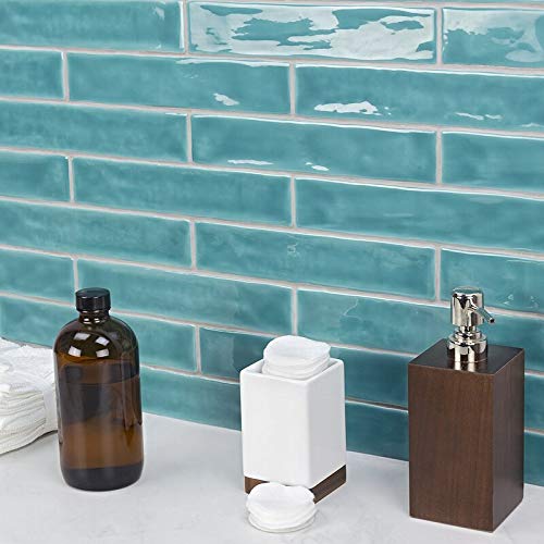 Newport Turquoise 2 in. x 10 in. Polished Ceramic Subway Wall Tile (40 Pieces 5.38 Sq. Ft. / Box)