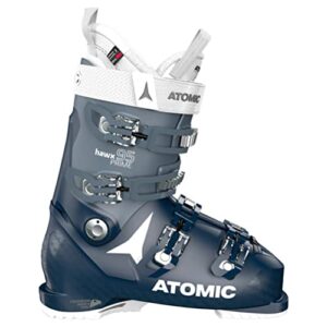 atomic hawx prime 95 ski boots womens sz 8.5 (25.5) dark blue/denim blue