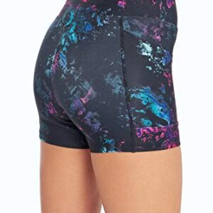 Marika Sky High Rise Shortie, Crystalized Dye Black, X-Large