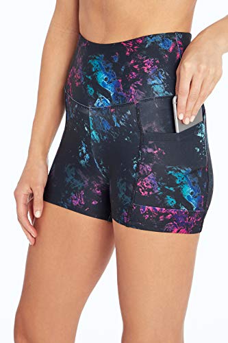 Marika Sky High Rise Shortie, Crystalized Dye Black, X-Large