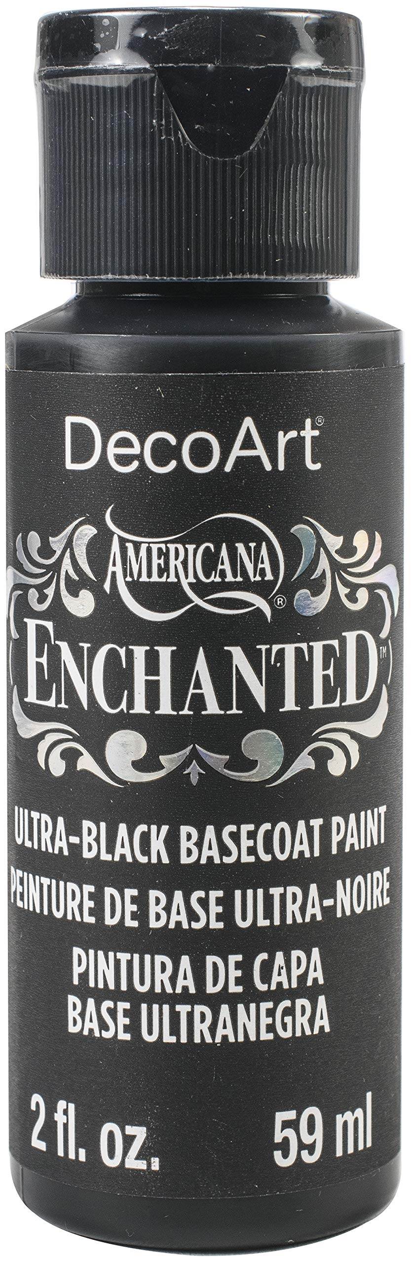 Deco Art Enchanted Paint 2OZ, us:one size, Ultra Black Basecoat