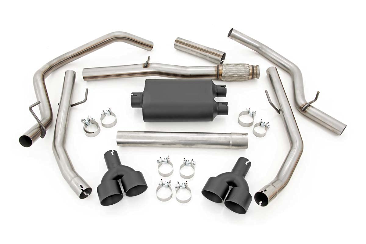 Rough Country Dual Cat-Back Exhaust for 19-22 Chevy/GMC Sierra |5.3L - 96011