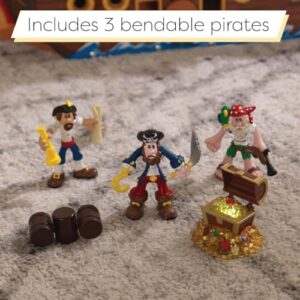 KidKraft Adventure Bound™: Wooden Pirate Ship Play Set with Lights and Sounds, Pirate Figures, 8 Pieces Included, Gift for Ages 3+