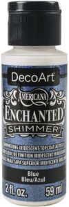 deco art enchanted shimmr 2oz blue, us:one size