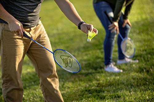 Triumph Sports Multi-Sport Versatile Combo Outdoor Game Net Set Includes Volleyball, Badminton, and Pickleball, Blue (35-7510-2)