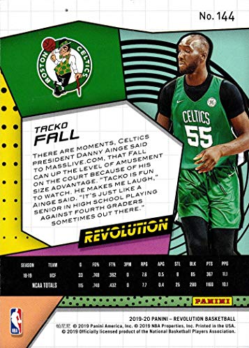 2019-20 Panini Revolution Basketball #144 Tacko Fall Rookie Card Boston Celtics