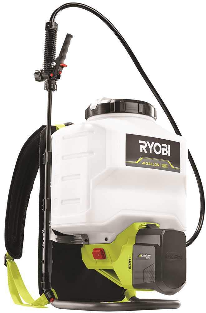 RYOBI ONE+ 18-Volt Lithium-Ion Cordless 4 Gal. Backpack Chemical Sprayer - 2.0Ah Battery and Charger Included