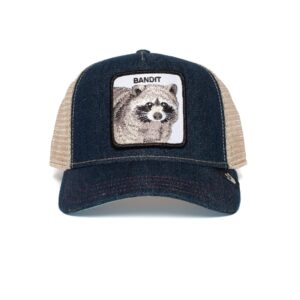 Goorin Bros. The Farm Men's Trucker Hat - Baseball Snapback Cap, Bandit, Navy