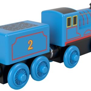 Thomas & Friends Wood Edward push-along train engine for toddlers and preschool kids ages 2 years and up